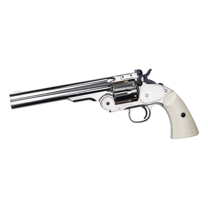 Schofield 6`- Légfegyver-revolver - 4,5 mm-es pellet - Ezüst