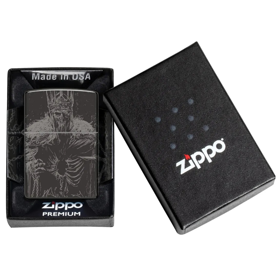 Skull King Motiv - Lighter - Game-On.no
