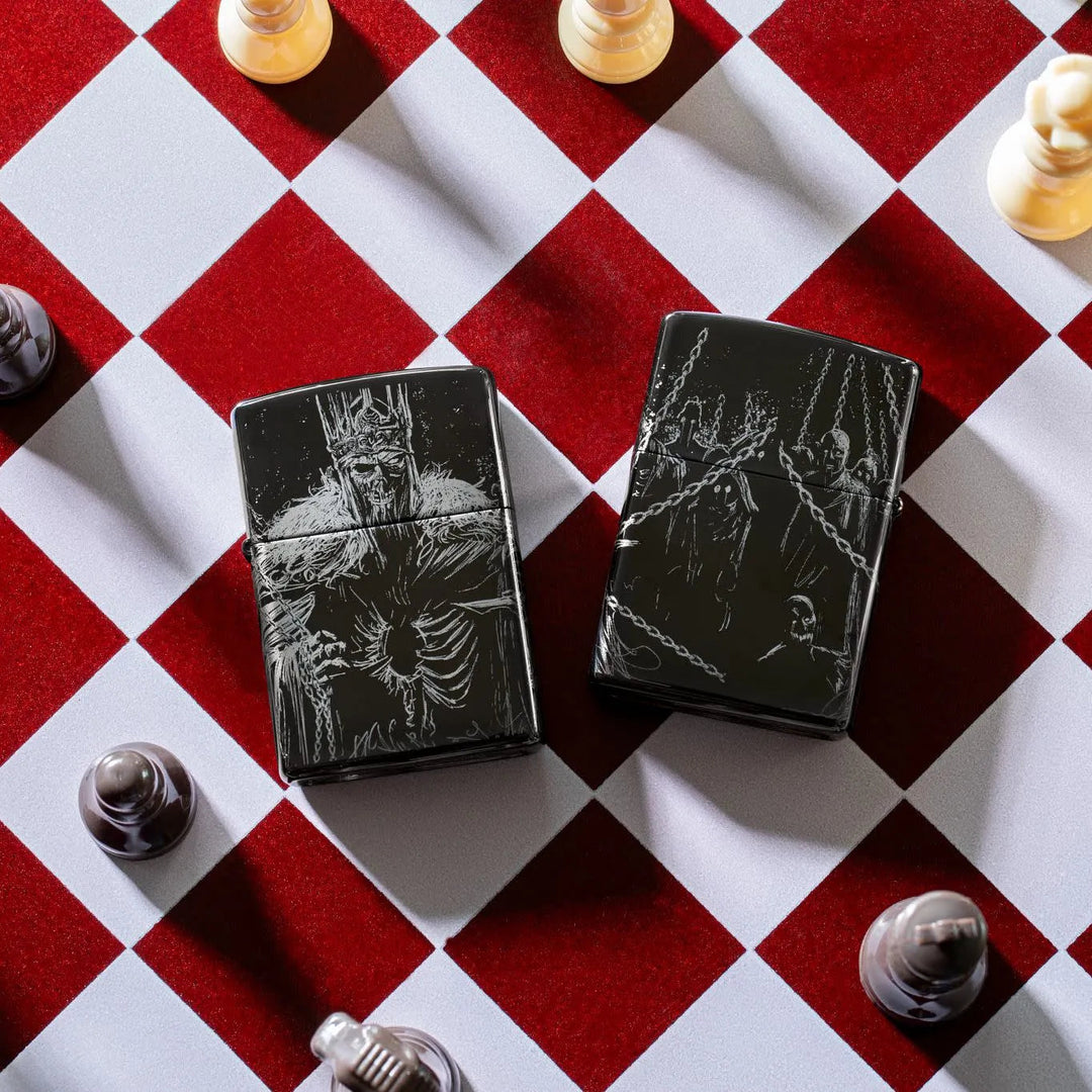 Skull King Motiv - Lighter - Game-On.no