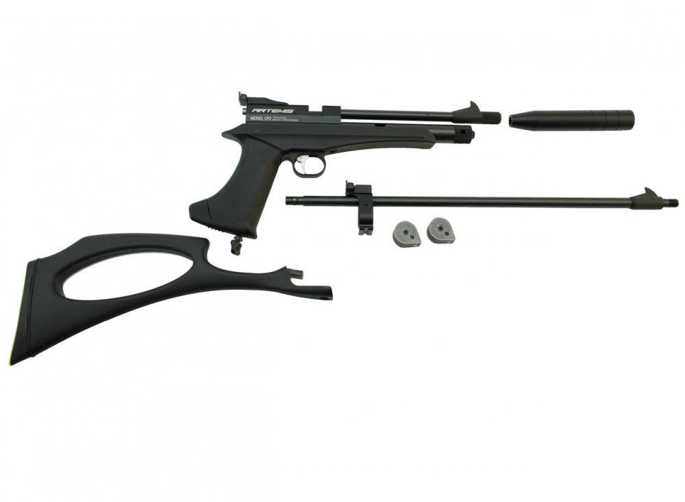 Snowpeak - CP2 Luftpistol/Riflesett - 4.5mm - Svart - gameon.eu