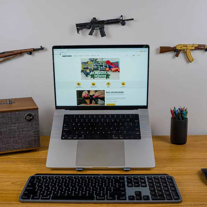 Veggoppheng til Goatguns Mini Replikas - Runde - 4stk - Game-On.no