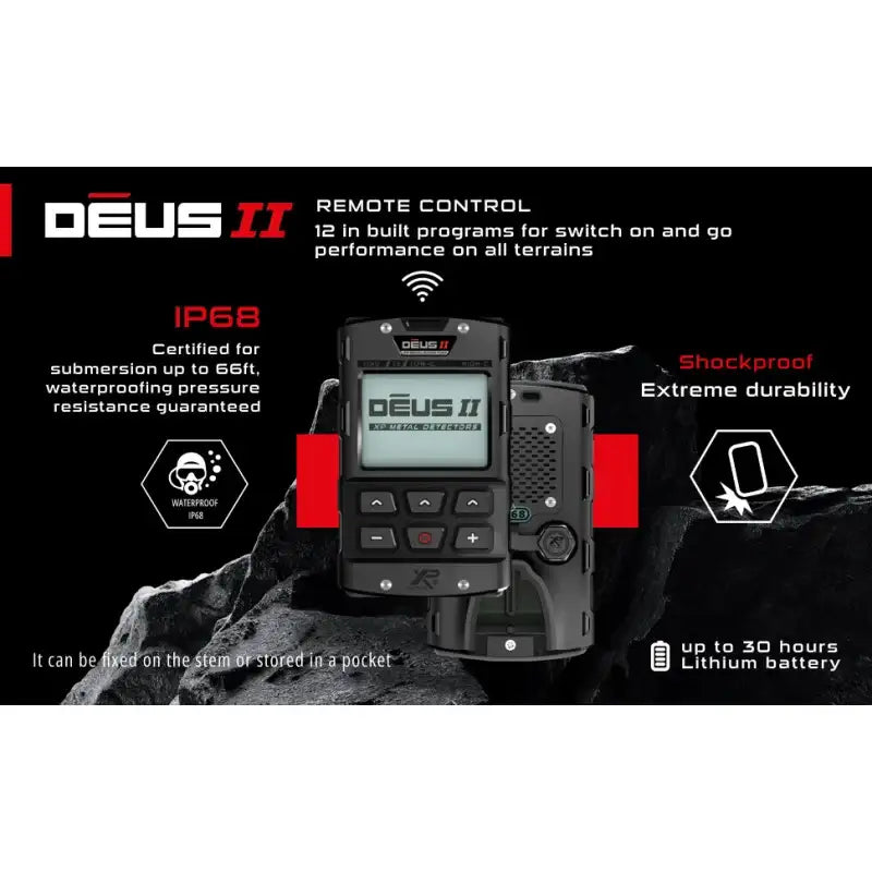 XP - DEUS II Metalldetektor - 28FMF-RC-WS6 - Game-On.no