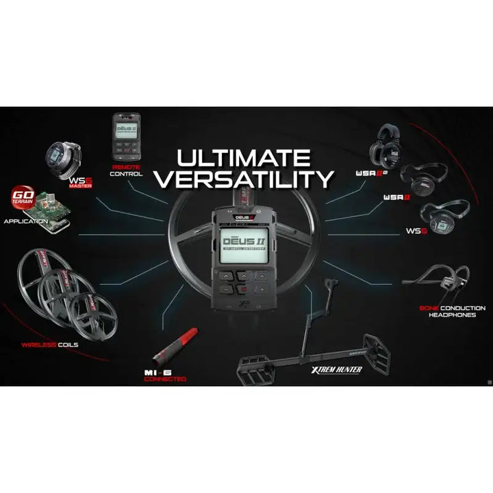 XP - DEUS II Metalldetektor - 28FMF-RC-WS6 - Master - Game-On.no