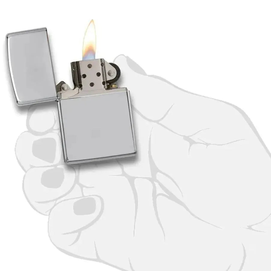 Zippo - Armor Høypolert Krom - Game-On.no