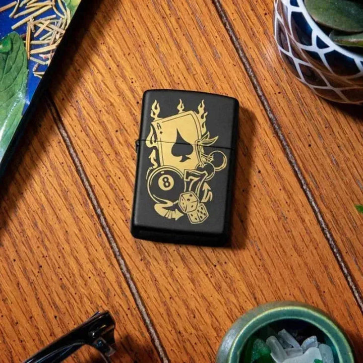 Zippo - Gambling Motiv - Game-On.no