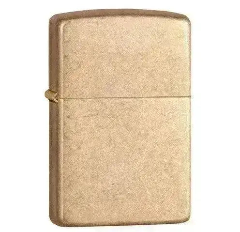 Zippo Lighter - Armor® Tumbled Brass - Game-On.no