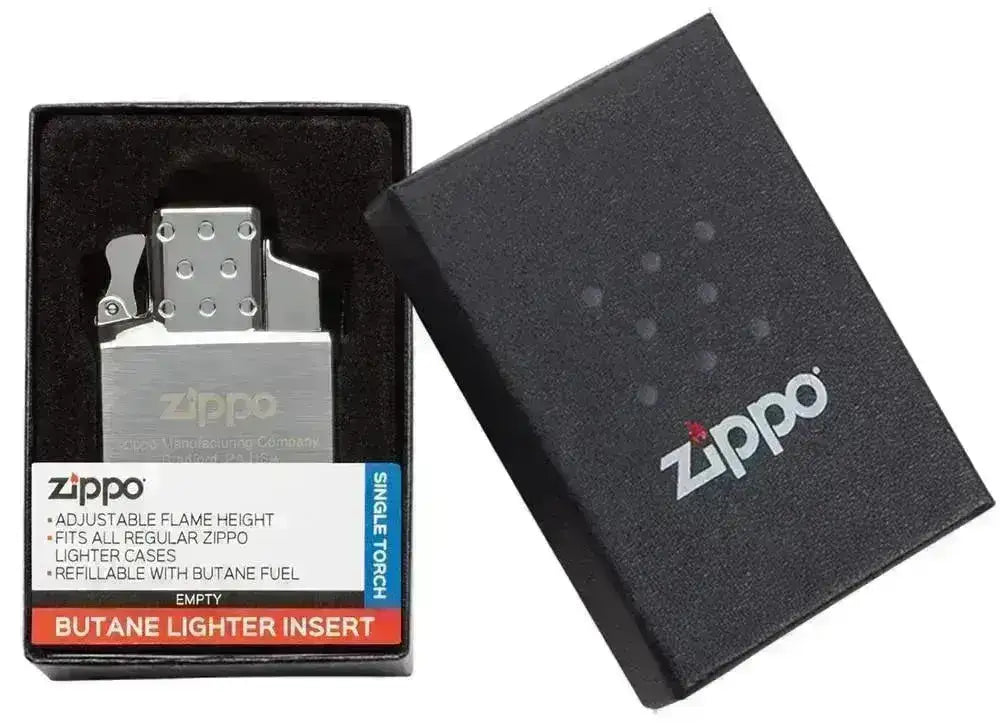 Zippo Lighter - Butane Lighter Insert - Enkel Flamme - Game-On.no