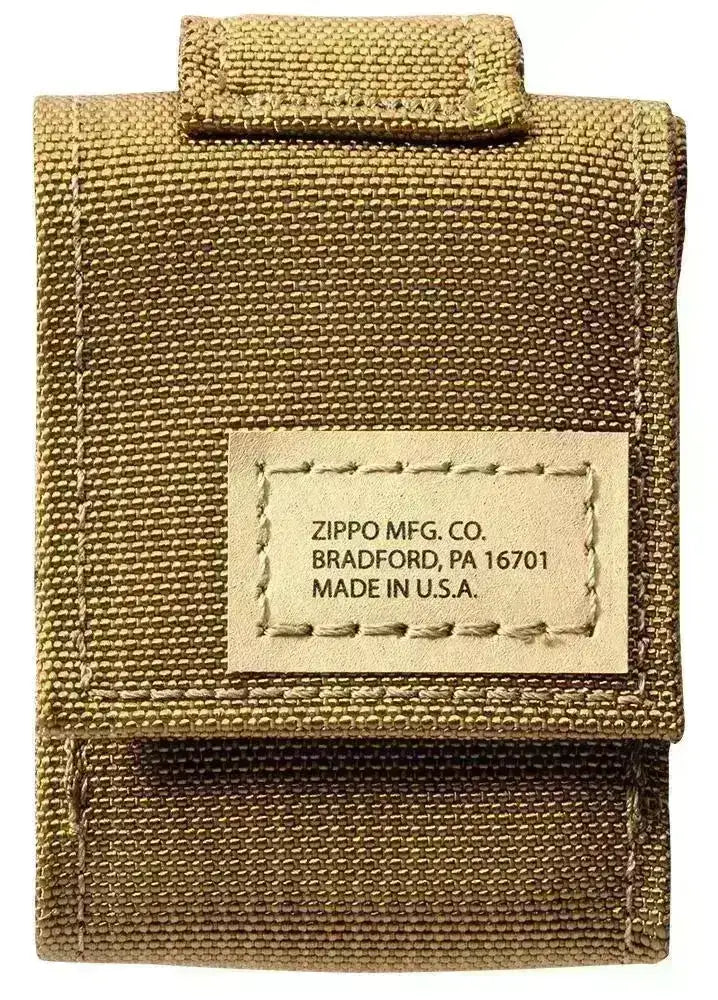 Zippo Lighter - Crackle Lighter og Taktisk Lomme PAKKE - Coyote - Game-On.no
