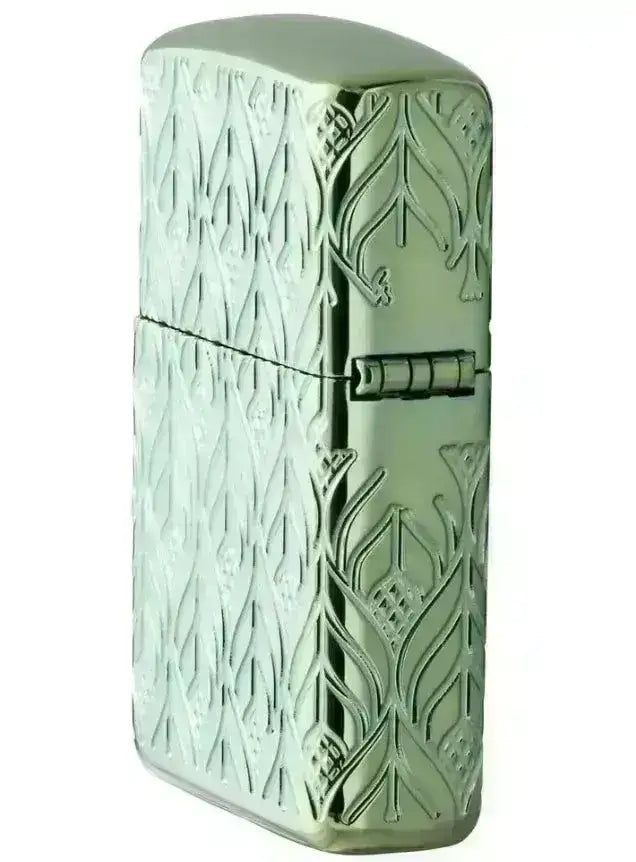 Zippo Lighter - Green Elegant Dragon - Armor 360 Degree Limited - Game-On.no