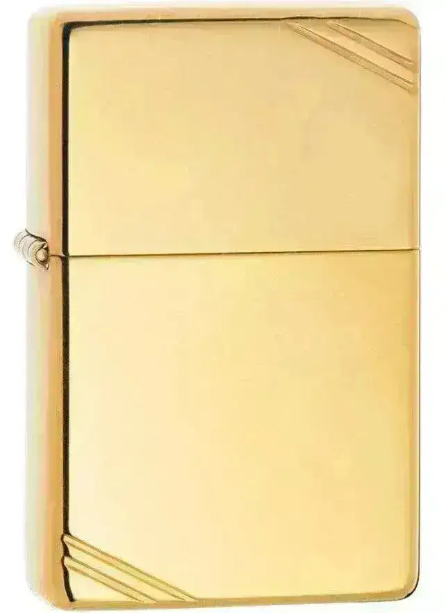 Zippo Lighter - High Polish Brass Vintage 1935 - Game-On.no