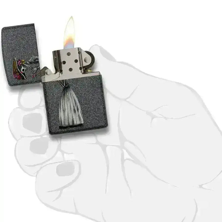 Zippo Lighter - Iron Stone Couple - 2stk - Game-On.no