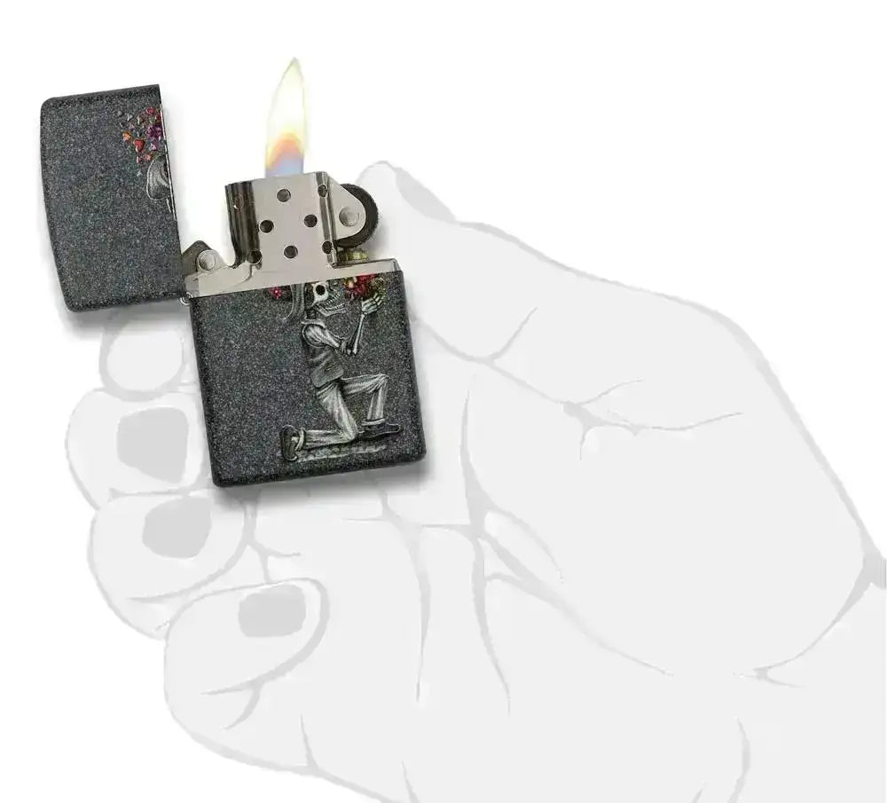 Zippo Lighter - Iron Stone Couple - 2stk - Game-On.no