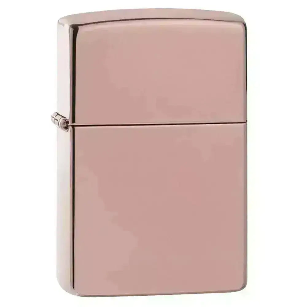 Zippo lighter - Klassisk Høypolert Rose Gold - Game-On.no