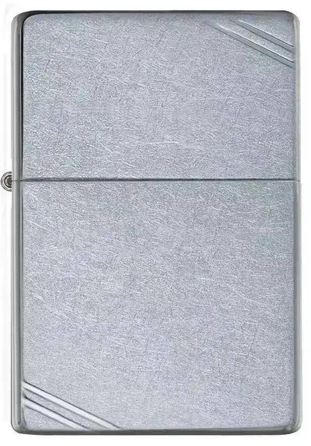 Zippo Lighter - Street Chrome? Vintage with Slashes - Game-On.no