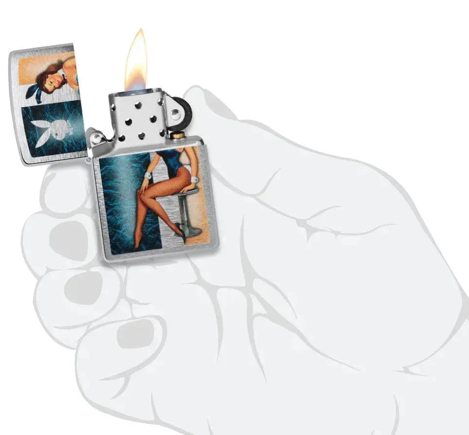Zippo - Vintage Playboy Pinup Motiv - Game-On.no
